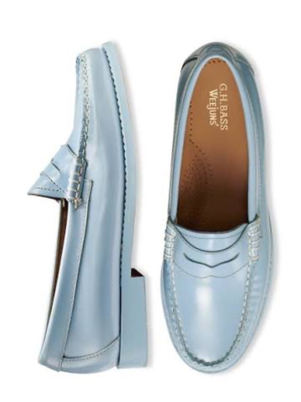 G.H. Bass Weejuns Whitney Easy Loafers - US 7 - Blue - WORN ONCE